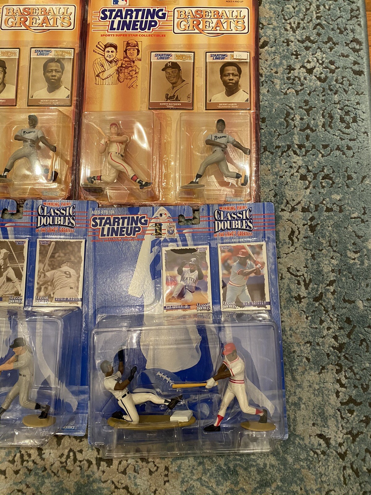 Starting Lineups Baseball Greats, Classic Doubles Lot 15 Total FREE