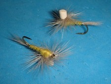 FLY FISHING FLIES - Foam Parachute PMD Mayfly size #14 (6 pcs.)