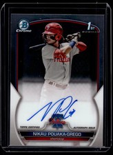 Nikau Pouaka-Grego 2023 Bowman Chrome 1st Autograph Auto Card #CPA-NP