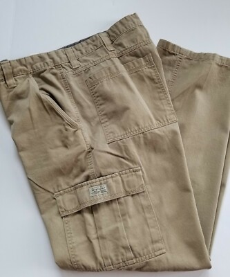 Wrangler 70LEWNK Men's Legacy Cargo Twill Cargo Pants Beige Tan 34x30 EXCELLENT 191056987459 | eBay