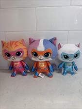 Disney Jr. Super Kitties Plush Lot of 3 Buddy Ginny Bitsy with tags