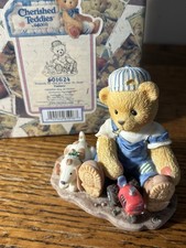 1999 Cherished Teddies Tanner Canadian Special Ltd Ed Figurine 601624