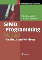Paul Cockshott (U. A.) | Simd Programming Manual For Linux And Windows | Buch