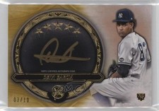 2021 Topps Five Star Golden Graphs Gold 3/10 Deivi Garcia #GG-DG Auto 0q21