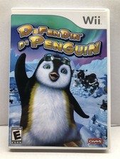 Defendin' De Penguin (Nintendo Wii, 2008) Complete w/ Manual - Tested Working