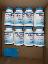 8x Bottle AllerLife Sleep Daily Wellness Support Allergy Sufferers 60 Caps Each