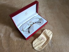 Genuine Authentic Cartier Trinity Vintage 1986 Silver & Gold Glasses Size 56-16