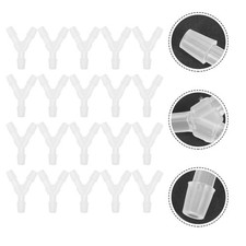 20Pcs Y Shaped Airline Tubing Connector for Aquarium Fish Tank Use