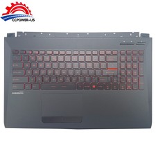 New Palmrest W/Keyboard Red Backlight For MSI GL62 GP62 MS-16J4 16J9
