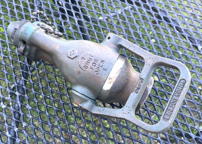 Akron 1 1/2'' Solid Brass All Purpose Fire Nozzle Coast Guard 4 Merchant Marine