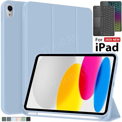 Hülle mit Touchpad Tastatur für iPad A16 11/9/8/7. Gen Air 11'' M2 M3 Pro 11''
