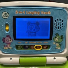 LeapFrog 2-in1 LeapTop Touch Green Laptop Tablet for Kids