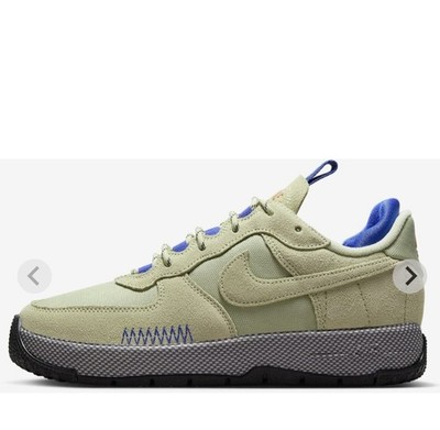 Nike Air Force 1 Wild  Olive Aura/Racer Blue    Neu   Größe US 9 / EU 42,5
