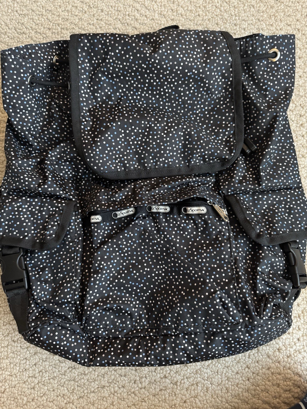 Lesportac Drawstring Backpack Plus 2 Mini Bags In… - image 4