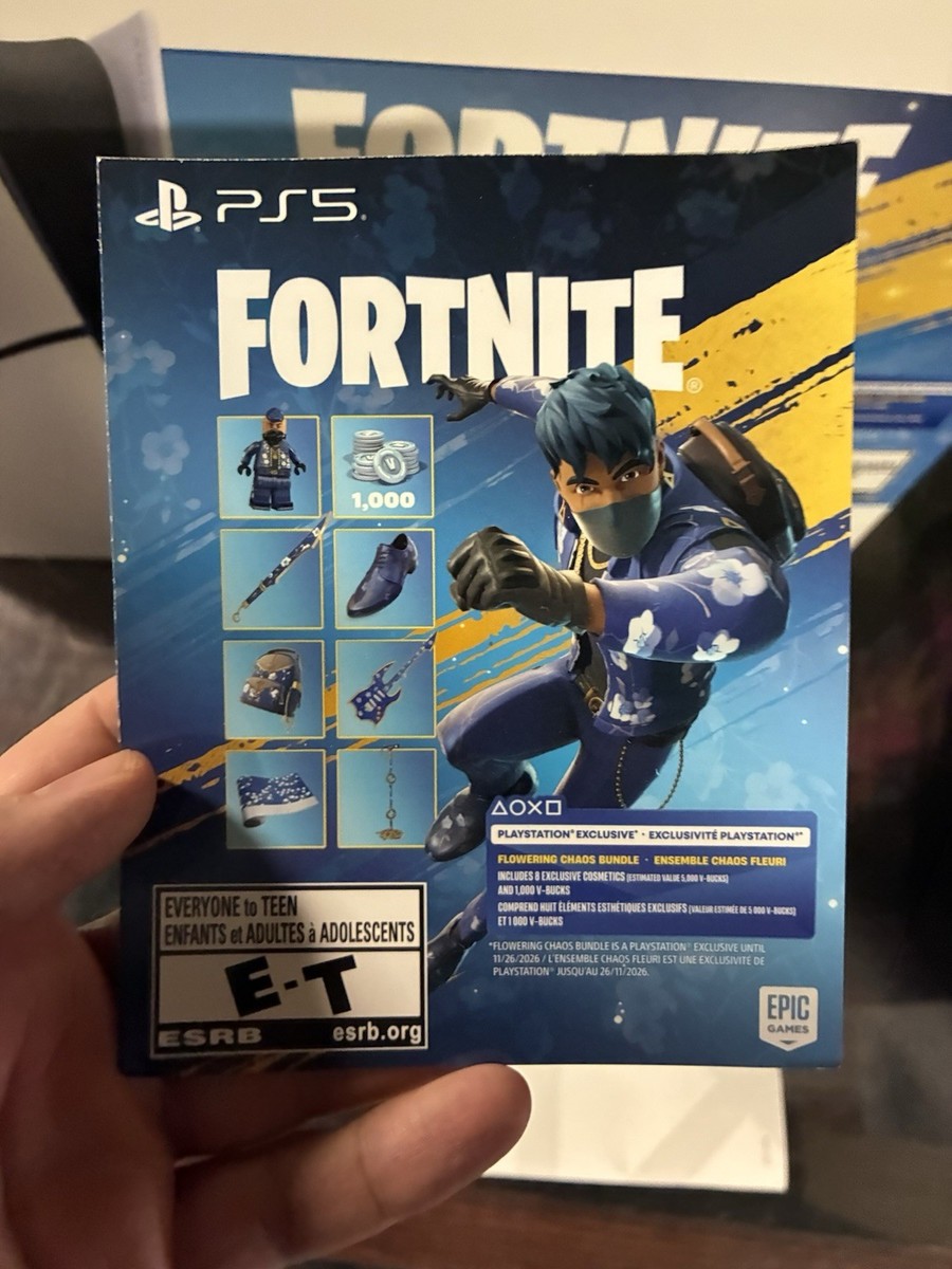 Fortnite Flowering Chaos Bundle PS5 Playstation code key
