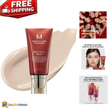 M Perfect Cover BB Cream No.21 Light Beige SP...