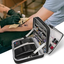Tattoo Travel Case Tattoo Kit Box Case Zipper Closure Polyester Tattoo Carrying