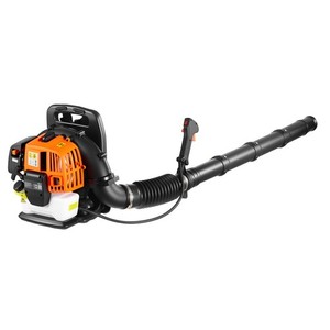 Uimoso Gas-Powered Backpack Leaf Blower, 43CC, 2-Stroke, 447CFM, 150MPH