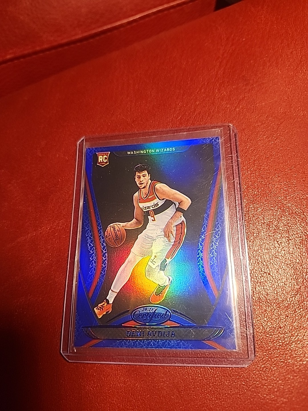 2020-21 Certified Mirror Blue #192 Deni Avdija WIZARDS