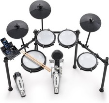 Alesis Nitro Max 8-Piece Electronic Drum Kit Mesh Pads Bluetooth USB MIDI
