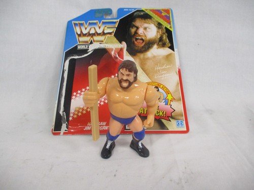 Vintage Hasbro WWF Hacksaw Jim Duggan w/Card 1990 ...