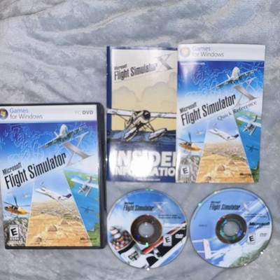 Microsoft Flight Simulator X (PC DVD) Simulation E-Everyone w/ Manual Included