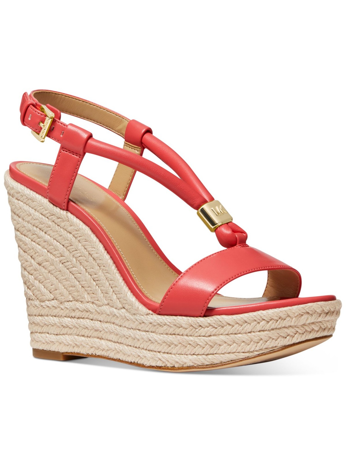 MICHAEL MICHAEL KORS Womens Coral 1-12 Platform Wishbone Annie Shoes 10 M 10090₽