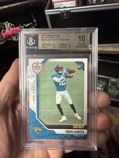 TRAVIS HUNTER 2025 PANINI INSTANT NFL RPS FIRST LOOK ROOKIE BGS 10