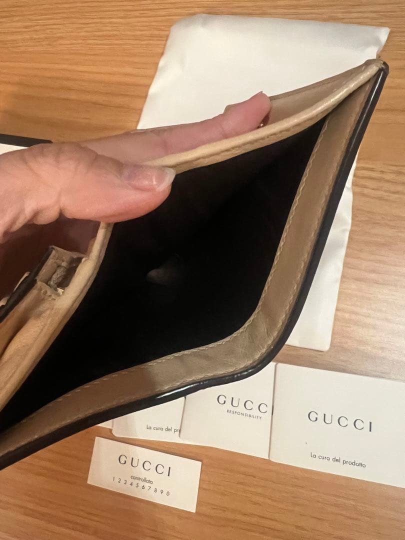GUCCI Python Pattern Bifold Wallet Made in Italy … - image 5
