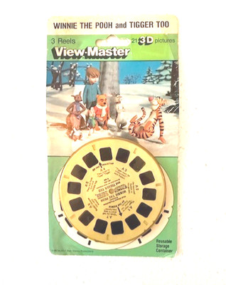 VIEW-MASTER 3 REEL PACKS 21 3D PICTURES 7 PER REEL REUSABLE STORAGE NO VIEWER!