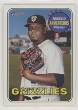 2018 Topps Heritage Minor League Edition Magenta Back Rogelio Armenteros 4l3