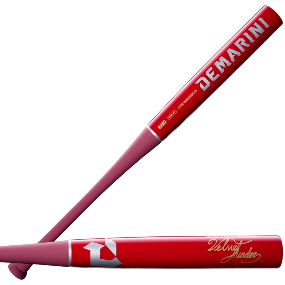 Bate de béisbol compuesto de madera de arce DeMarini Velvet Thunder D38 2027 - WBD2725010