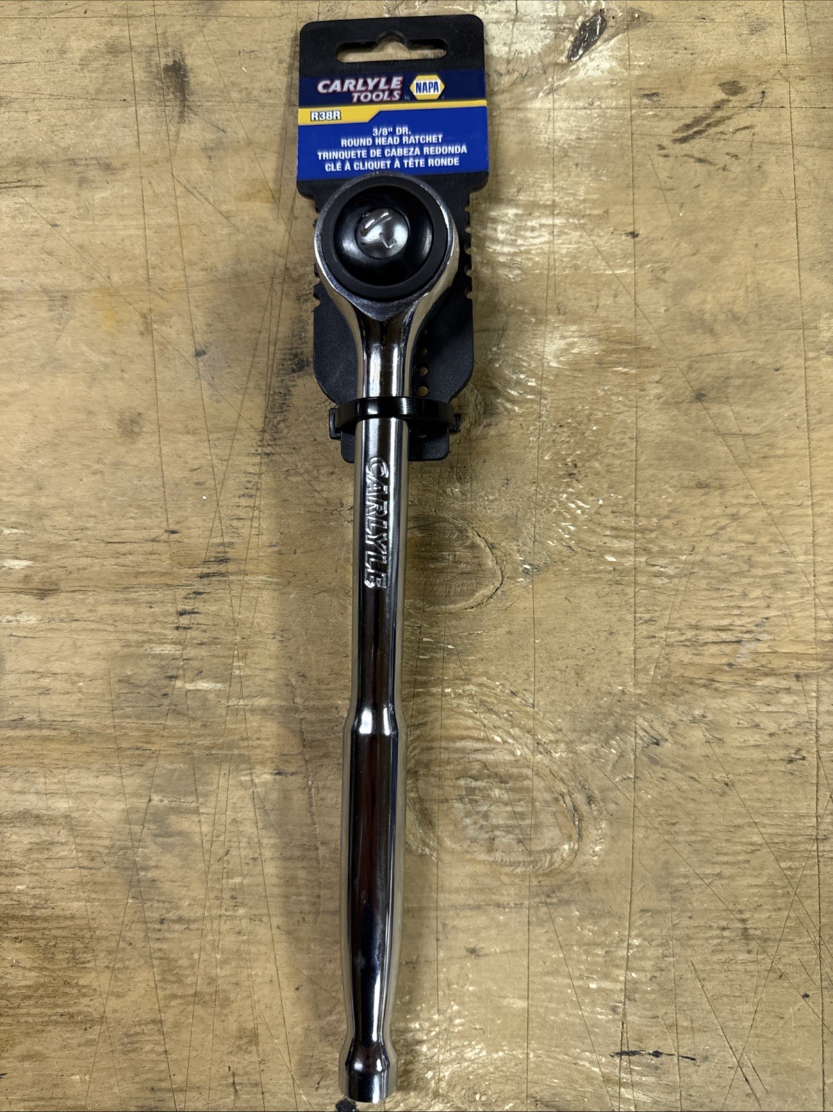 Napa Carlyle Tools 3/8" Drive Round Head Quick Release Ratchet R38R Lifetime