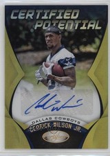 2018 Certified Potential Signatures Mirror Gold 21/25 Cedrick Wilson Jr Auto rp9