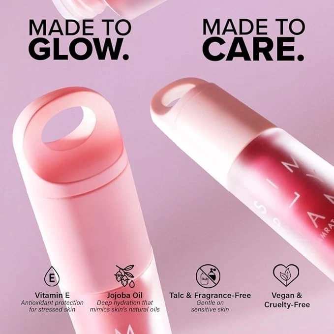 SIMPLYNAM Satin Soft Blush Tint | Geet: Petal Rouge | Weightless Creamy Cheek Ti - Bild 2 von 4