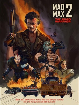Mad Max 2 The Road Warrior Movie Poster Action Film Wall Decor Print