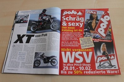 Motorradfahrer 02/2001 Yamaha XT 500 Miles Motor mit 57PS im Fahrbericht auf 2 S