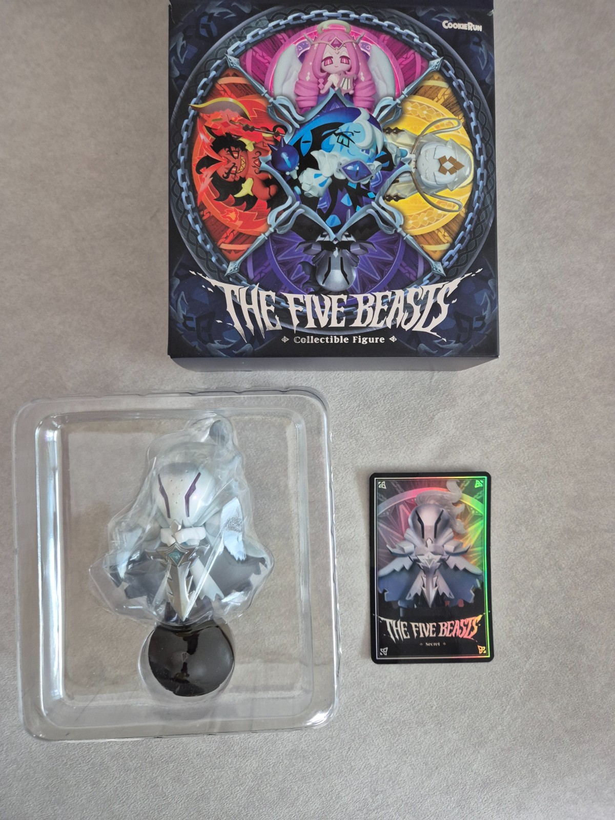 Cookie Run Kingdom Super Rare Secret Figure White Silent Salt Cookie Limited New