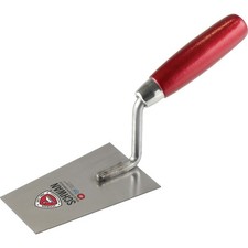 Berner plaster trowel L.220mm W.75mm stainless steel, m.H-booklet