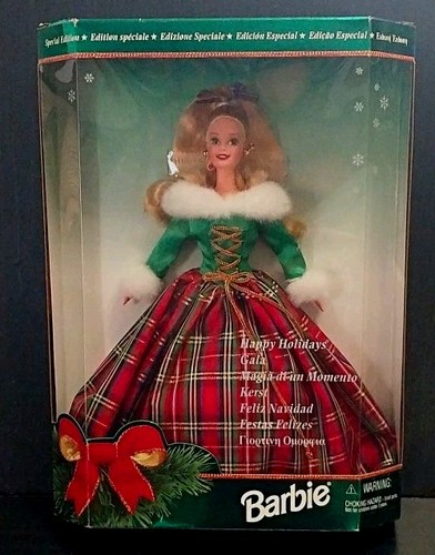 Barbie Happy Holidays 1997 Special Edition Collector Doll NIB Christmas