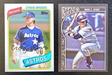 Craig Biggio - 2 Card Lot - Topps Archives / Gypsy Queen / Houston Astros / HOF