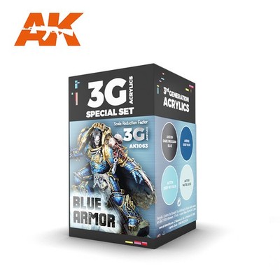 AK Interactive Wargame Set Blue Armor