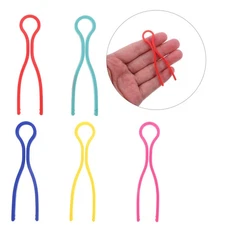 100 Pcs Plastic Thread Clamps Spools Organizers Bobbin Holder Clips