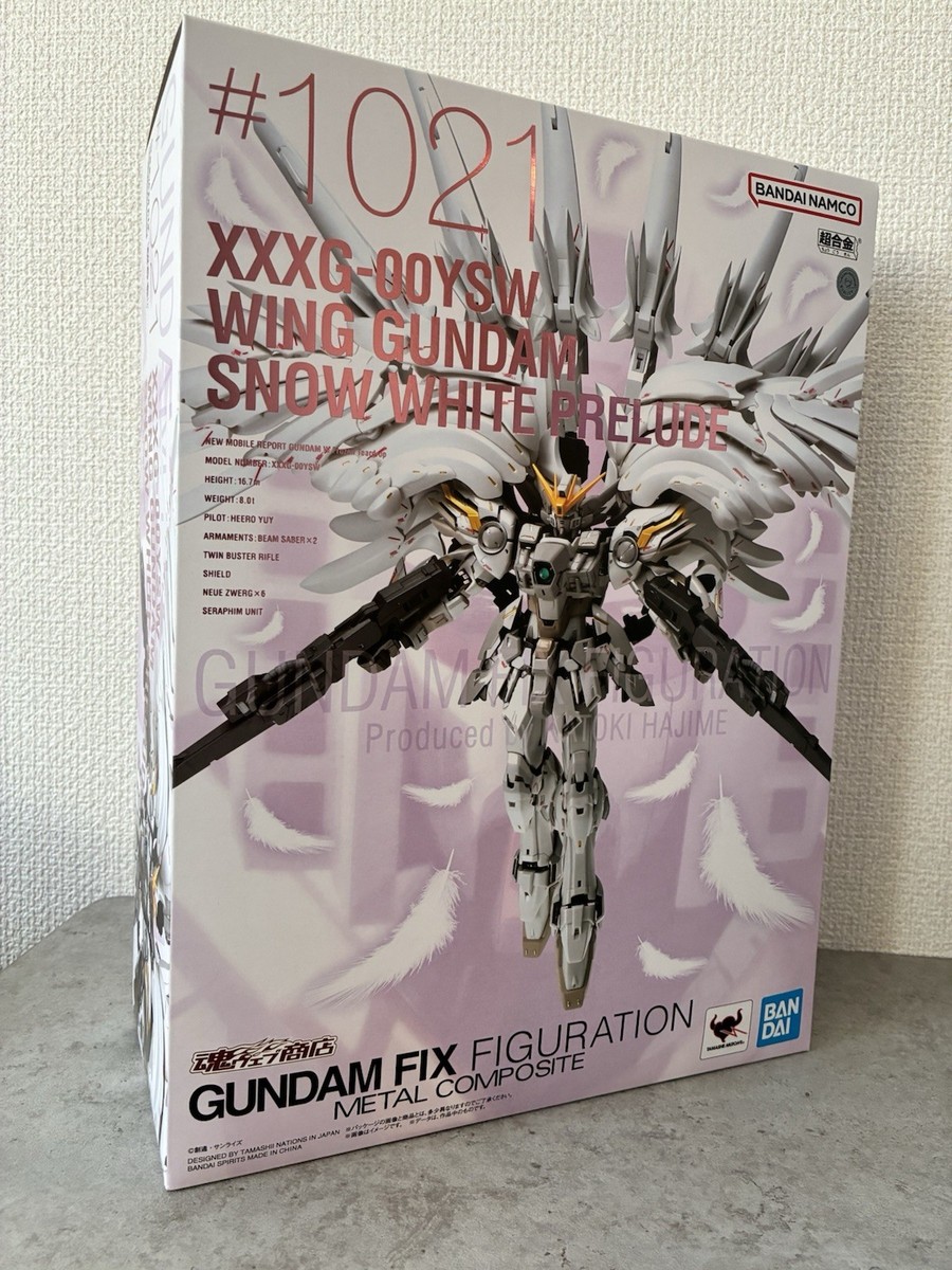 Bandai Wing Gundam Zero Snow White Prelude Fix Figuration Metal
