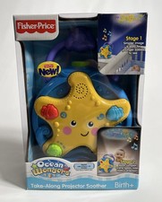 NIB 2009 Fisher Price Ocean Wonders Take-Along Projector Soother For Babies