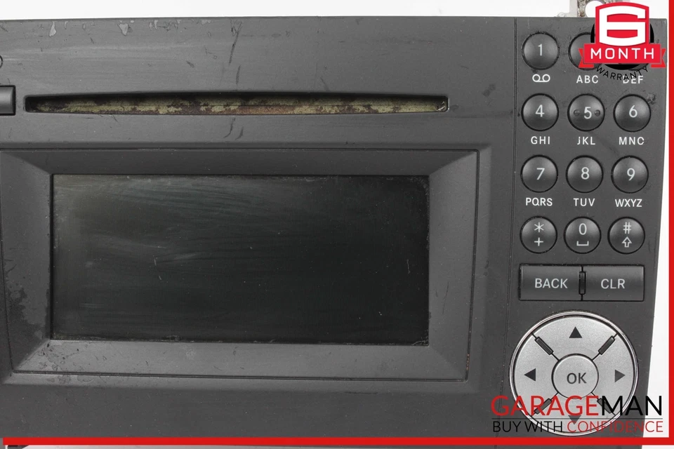 09-11 Mercedes R171 SLK300 SLK55 Head Unit Radio AM/FM CD Player 1718703294 OEM - Image 3 of 4