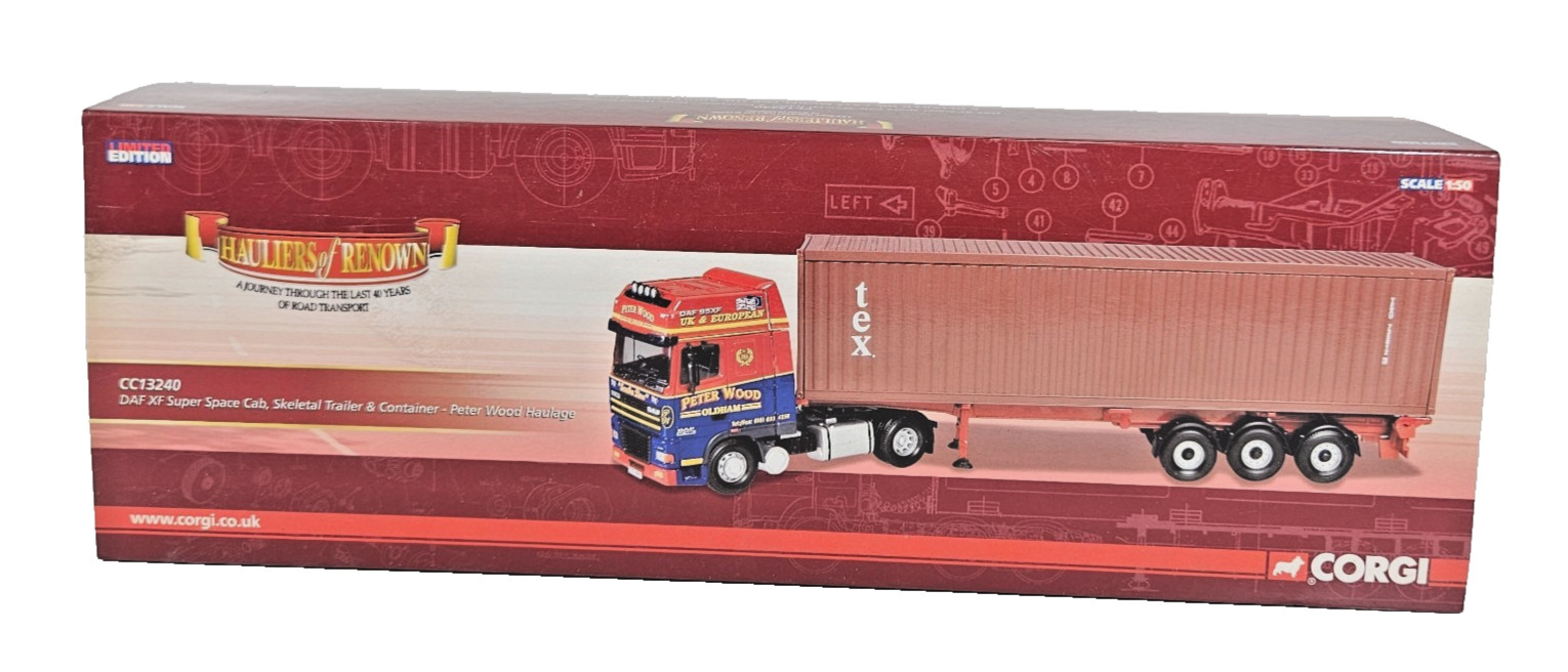 お買い得『限定版』CORGI DAF XF スーパースペースキャブ1/50 お買い得