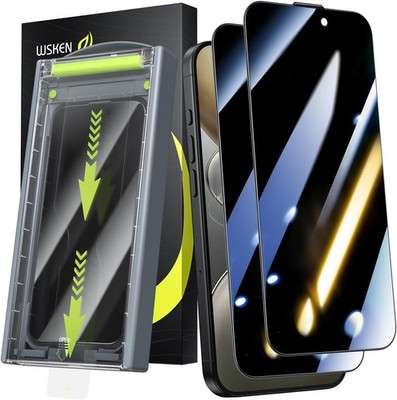 Privacy Screen Protector for iPhone 16 Pro/iPhone 17 3D Full Coverage Anti Spy