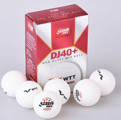 DHS DJ40+ WTT Ball Table Tennis (6 balls/box)