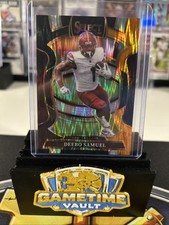 2025 Panini Select - Concourse Deebo Samuel #87 Black & Orange Shock Prizm